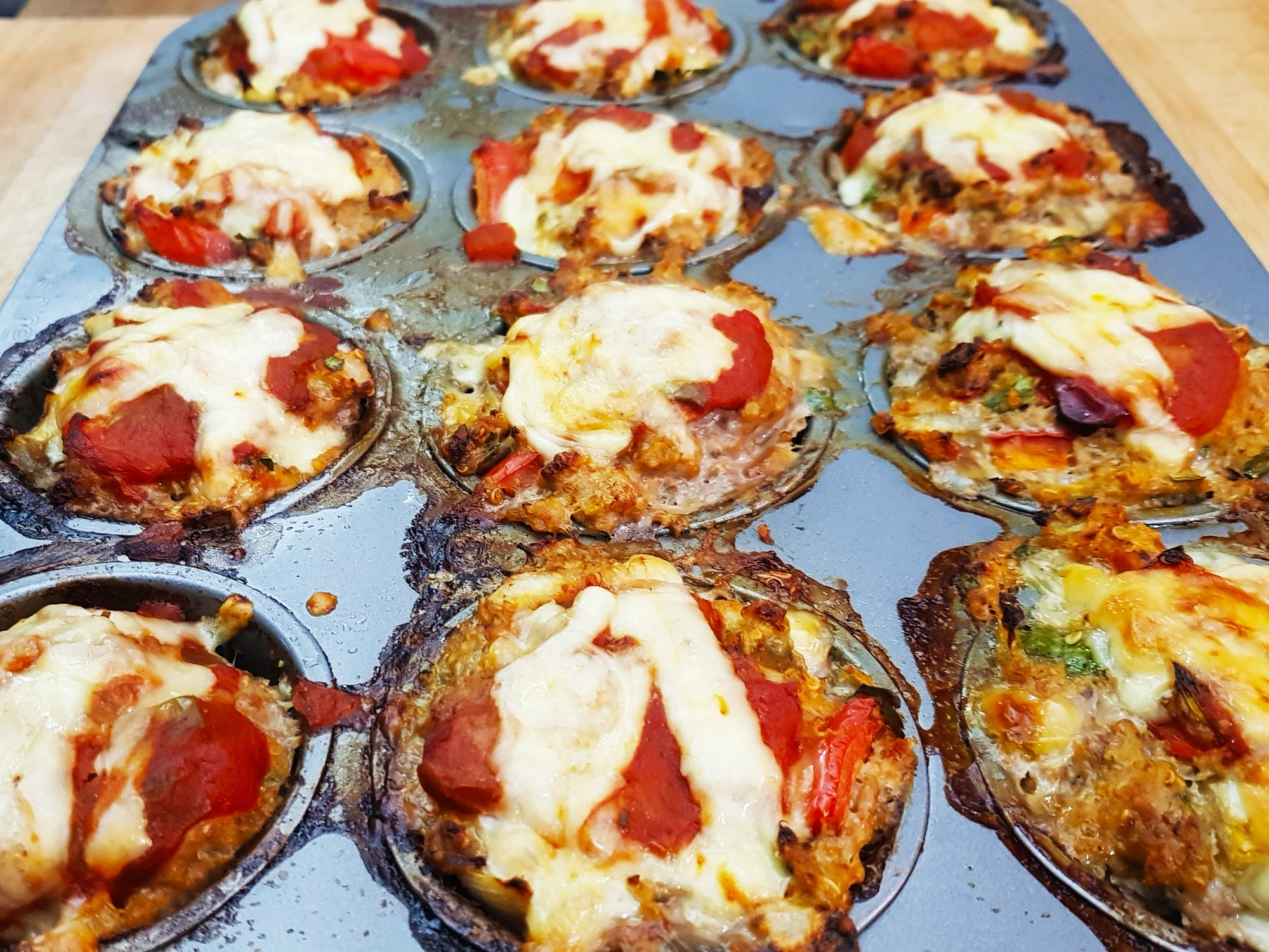 Meal Prep Sunday - Turkey Quinoa Meatloaf Muffins